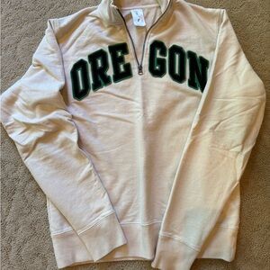 Oregon Beige Women's Crew Neck Sweater